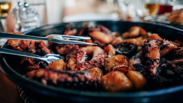 Octopus dish